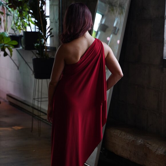 Ralph Lauren Red Evening Gown Size 2-4 - Picture 3 of 4